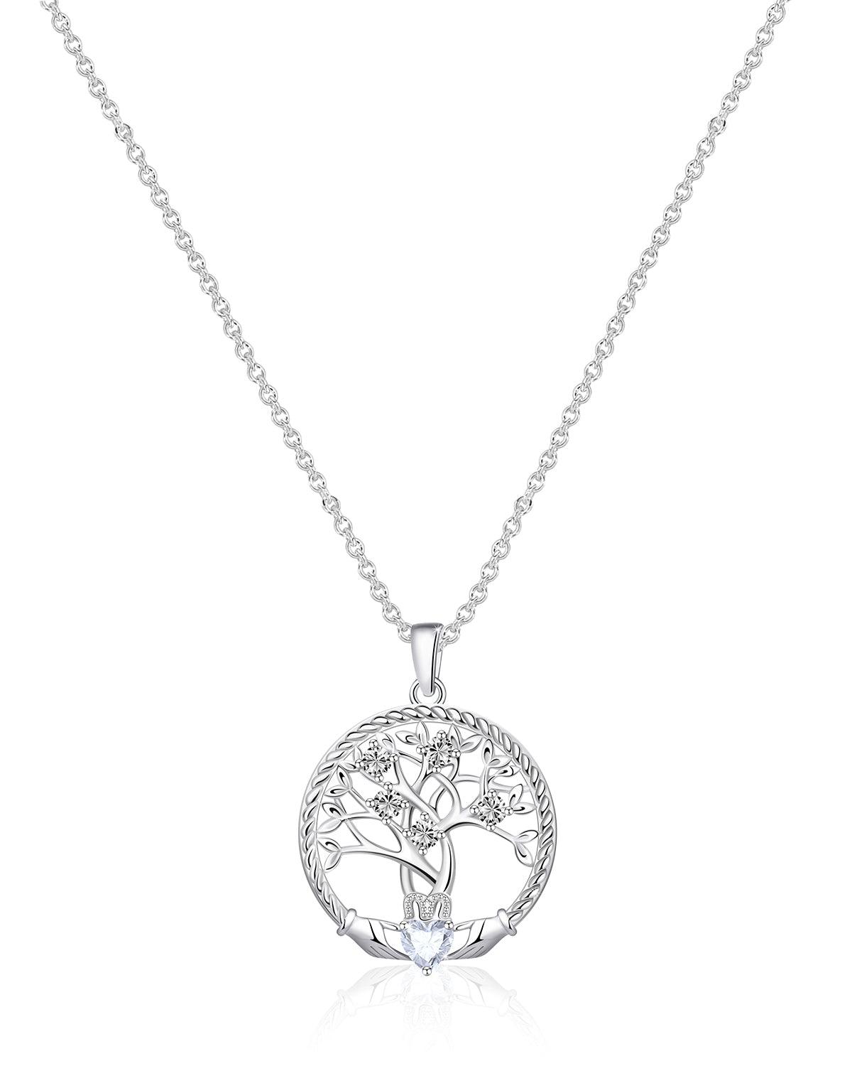 Tree of Life Silver  Necklace-Molenia Jewelry
