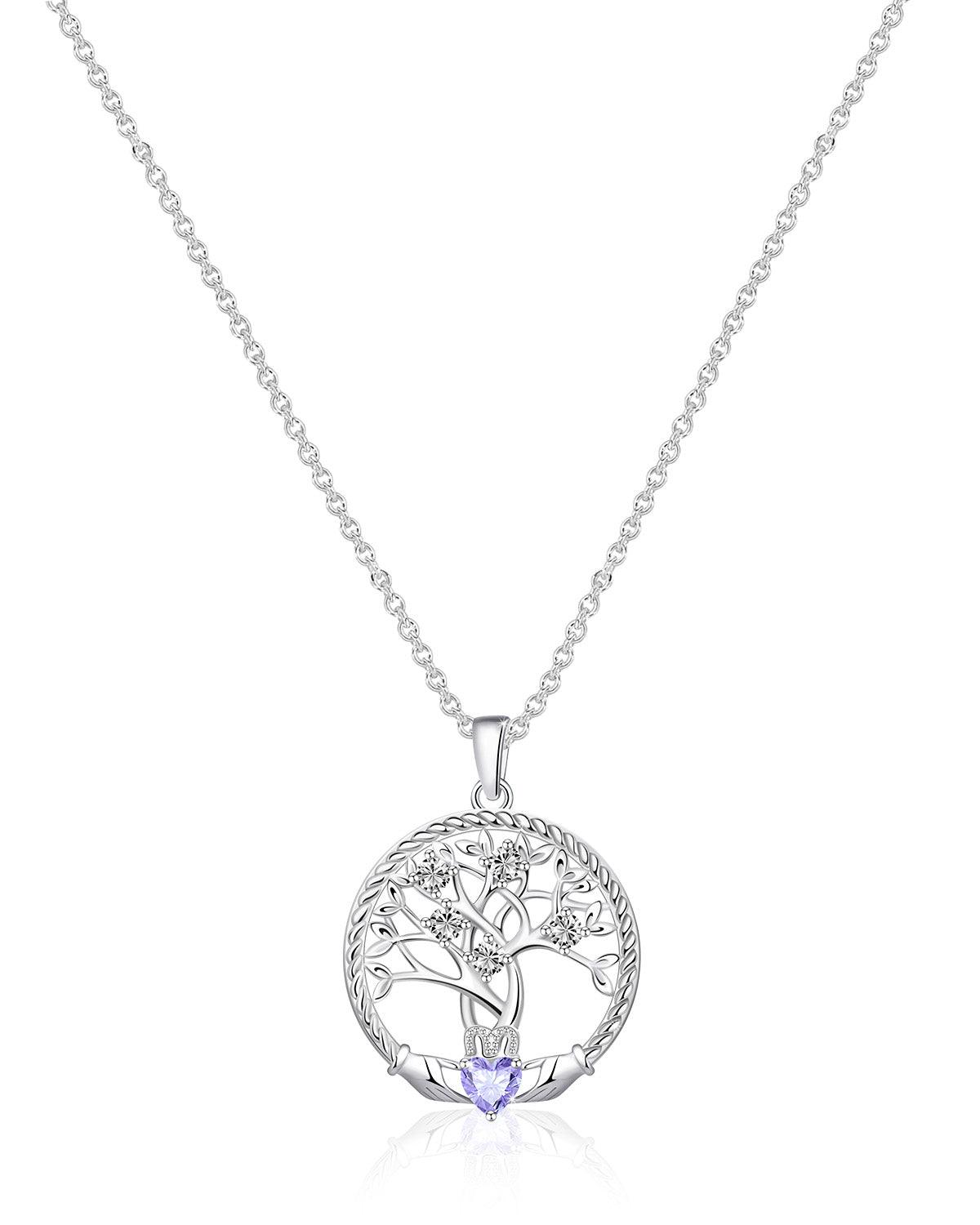Tree of Life Silver  Necklace-Molenia Jewelry