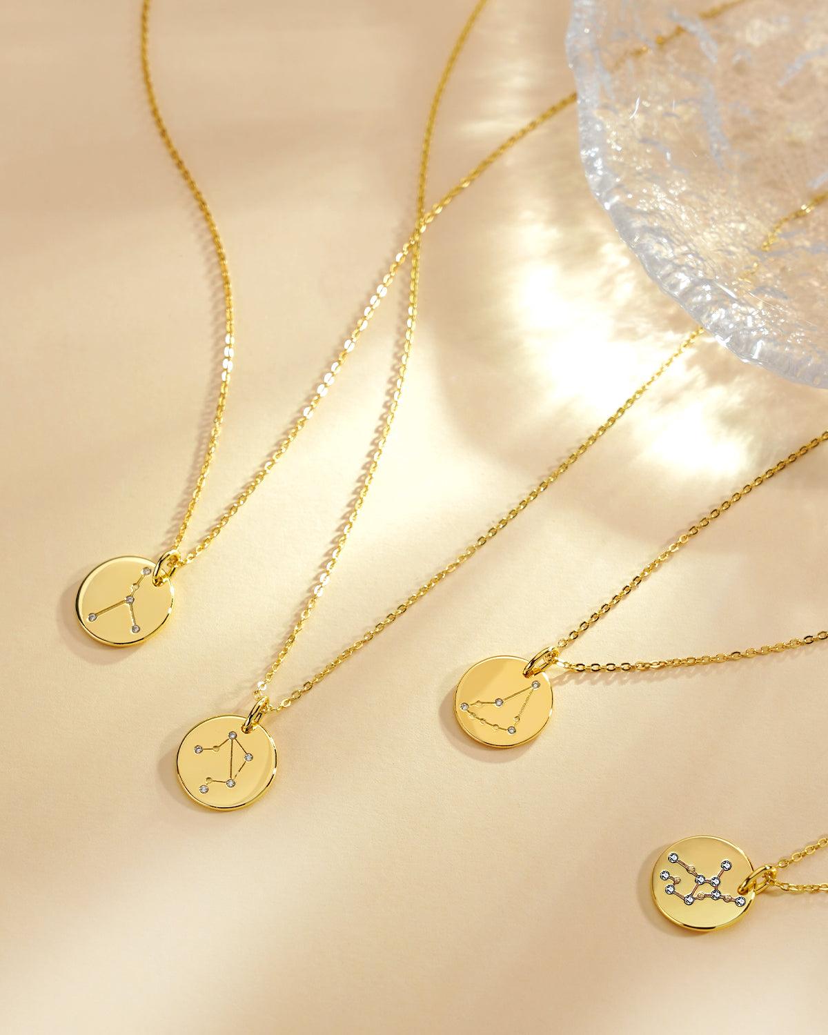 Virgo Zodiac Pendant Necklace