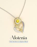 “You Are My Sunshine” Sunflower Necklace