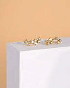 Zodiac Constellation Stud Earrings | 14K Gold Plated