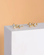 Zodiac Constellation Stud Earrings | 14K Gold Plated