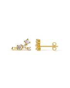 Zodiac Constellation Stud Earrings | 14K Gold Plated