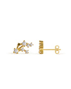 Zodiac Constellation Stud Earrings | 14K Gold Plated